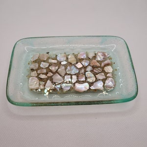 Resin tray, resin dish, resin trinket dish,resin catchall, shell tray, beach tray, beach trinket dish, blue catchall tray, shells and water