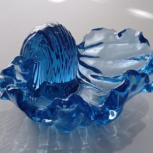 Wave /shell dish - resin